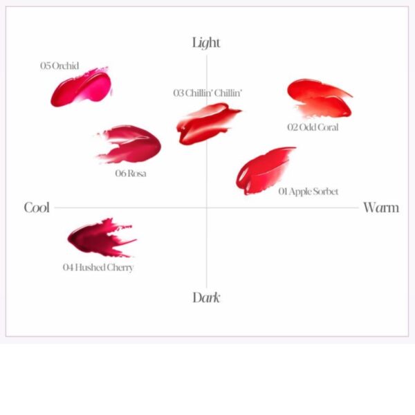 espoir Couture Lip Tint Glaze Set [#01 Apple Sorbet](+ mini Lip Gloss Rosy Beam) - Image 8