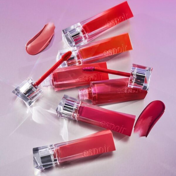 espoir Couture Lip Tint Glaze Set [#01 Apple Sorbet](+ mini Lip Gloss Rosy Beam) - Image 2