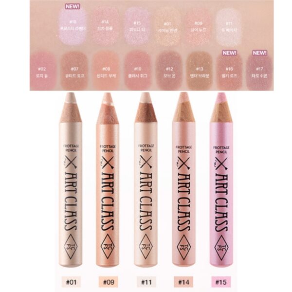 too cool for school Frottage Pencil Set [#9 #15] (+eye Primer) - Image 3