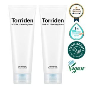 Torriden Dive In Low Molecular Hyaluronic Acid Cleansing Foam 150mL Double Set