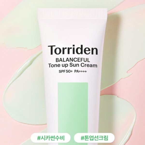 Torriden BALANCEFUL Cica Tone-Up Sun Cream SPF50+ Broad Spectrum - Image 2