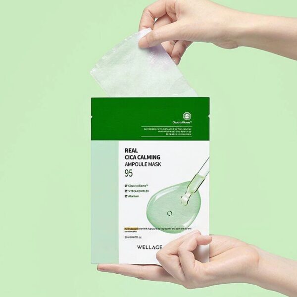 WELLAGE Real Cica Calming 95 Ampoule Mask - Image 2
