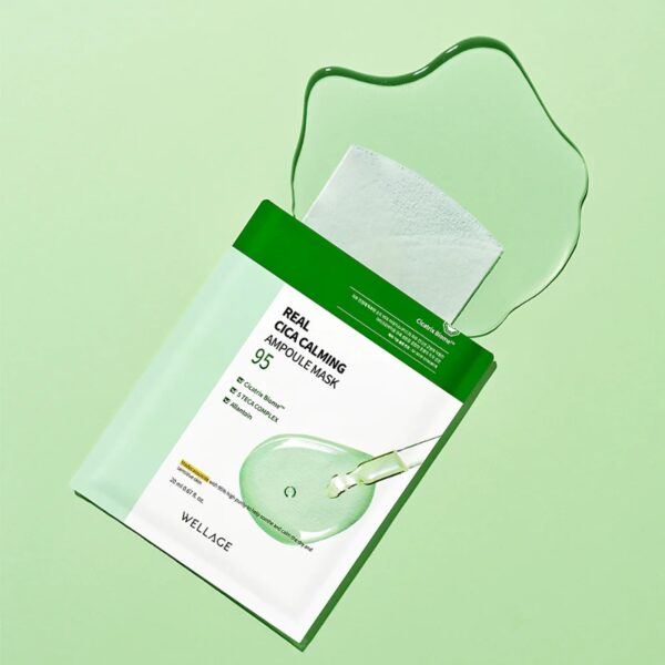 WELLAGE Real Cica Calming 95 Ampoule Mask - Image 3