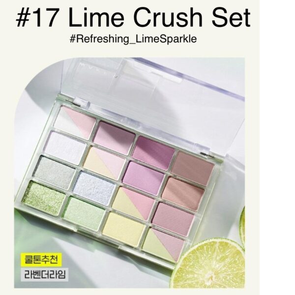 WAKEMAKE Soft Blurring Eye Palette Set [#18 Peach Crush] - Image 3