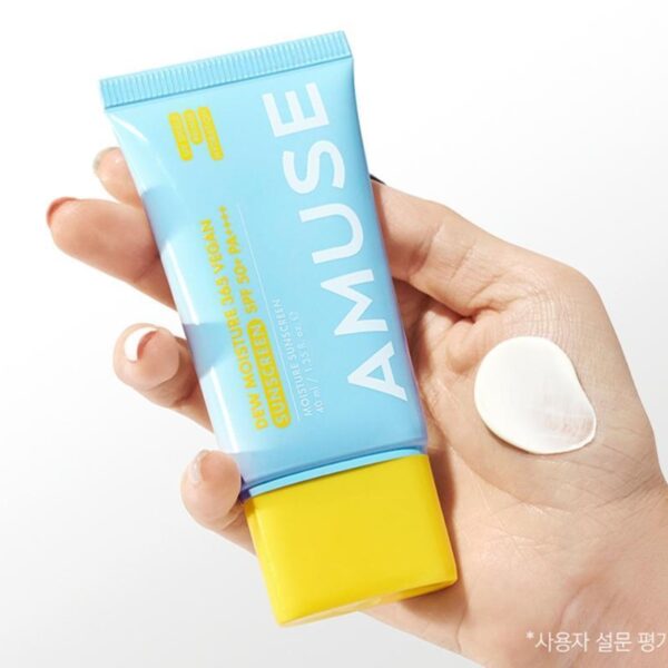 AMUSE Dew Moisture 365 Vegan Sunscreen 40ml+10ml Set - Image 3
