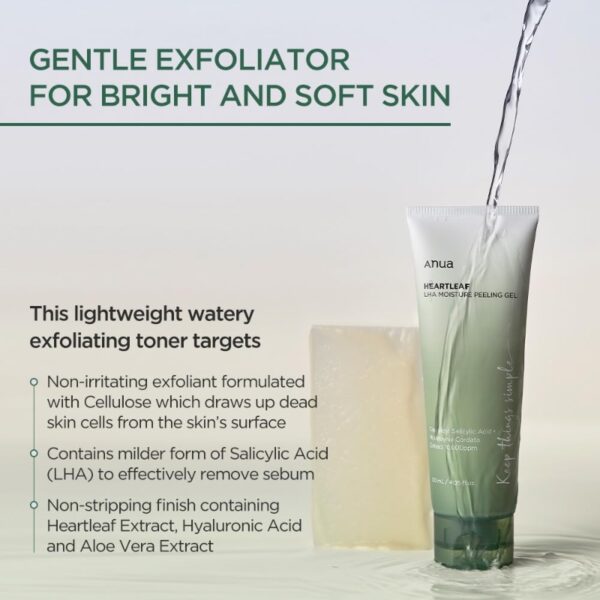 Anua Heartleaf LHA Moisture Peeling Gel - Image 2