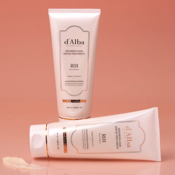 d'Alba Professional Reparing Hair Serum Treatment #R01 Rose Freesia - Image 2