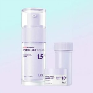 Dr.G Red Blemish Bakuchiol Pore Jet Serum Special Set (+refill +Cream 10mL)