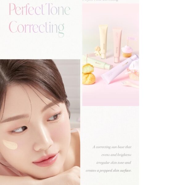 NEW💖 DASIQUE Correcting Sun Base SPF 50+ PA+++ [#4 Colors] - Image 11