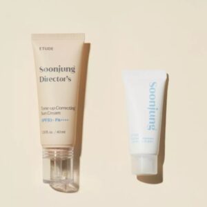 ETUDE Soonjung Director's Tone-up Correcting Sun Cream Set [#2 Type]