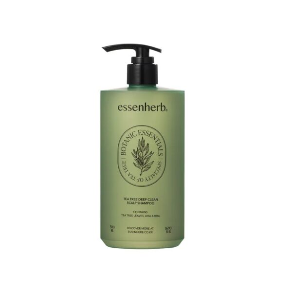 essenHERB Tea Tree Deep Clean Scalp Shampoo 500ml