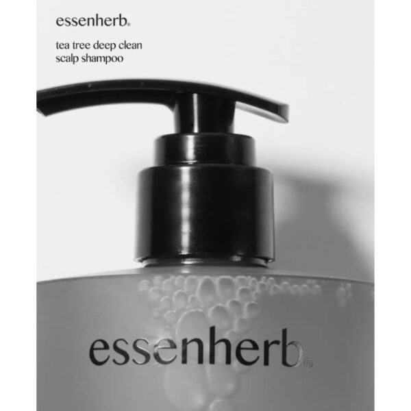 essenHERB Tea Tree Deep Clean Scalp Shampoo 500ml - Image 6