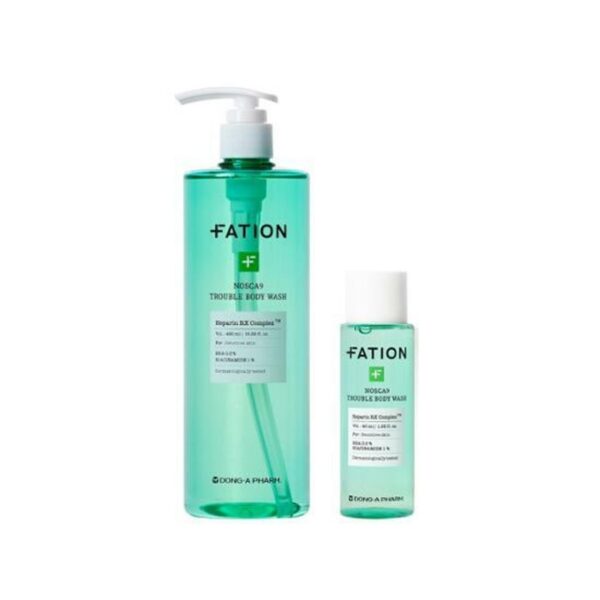 FATION Nosca9 Trouble Body Wash 490mL Special Set (+40mL) - Image 2