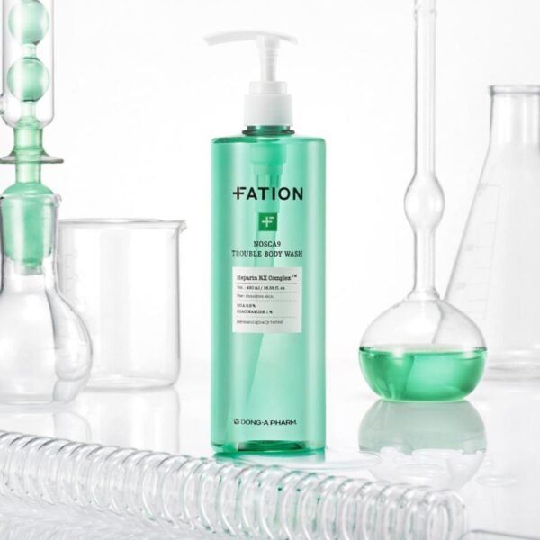 FATION Nosca9 Trouble Body Wash 490mL Special Set (+40mL) - Image 3