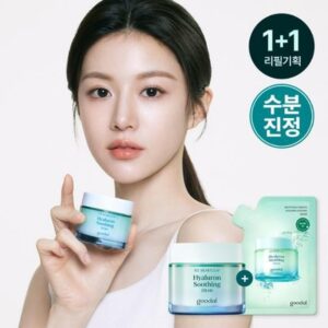 Goodal Heartleaf Hyaluron Soothing Cream 150mL Refill Set