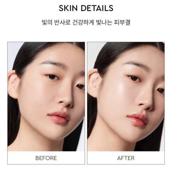HERA Glow Lasting 24H Radiant Skin SPF22 PA++ [#23N1 BEIGE] (+Brush + Contouring Duo + Pouch) - Image 8