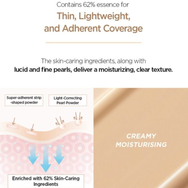 JUNGSAEMMOOL Skin Nuder Cushion Concealer  SPF50+ PA+++ [#3 Colors] - Image 4