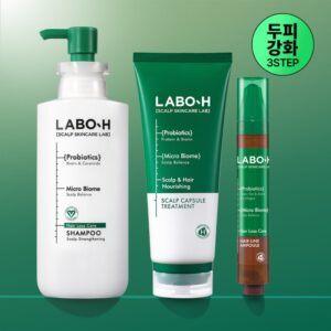 LABO-H HAIR LOSS RELIEF SHAMPOO Special SET (333ml +50ml+Treatment+Ampoule)