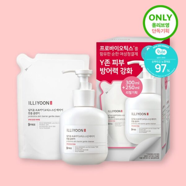 ILLIYOON Probiotics Skin Barrier Gentle Cleanser [#Single #set] - Image 4