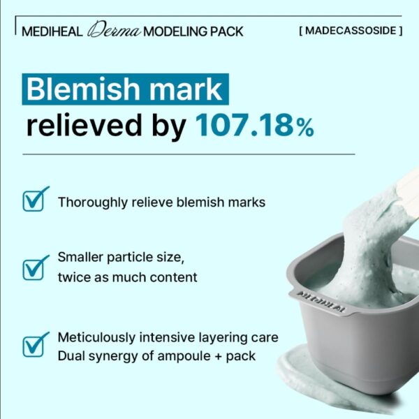 MEDIHEAL Derma Modeling Pack DUO [#2 Type](+VT Reedle Shot 300 1box) - Image 4