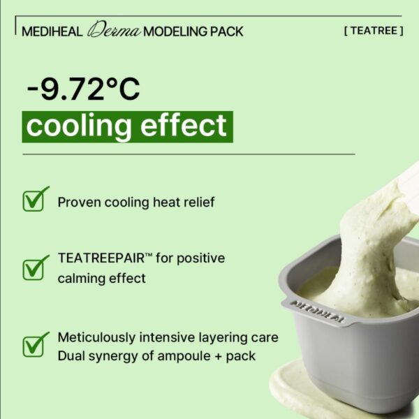 MEDIHEAL Derma Modeling Pack DUO [#2 Type](+VT Reedle Shot 300 1box) - Image 6