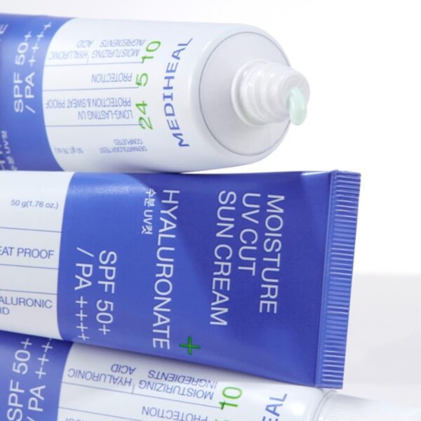 MEDIHEAL Moisture UV Cut Sun Cream 50+ PA++++ #Hyaluronate - Image 5