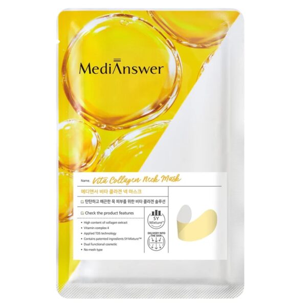 MediAnswer Vita Collagen Neck Mask [#5 sheets]
