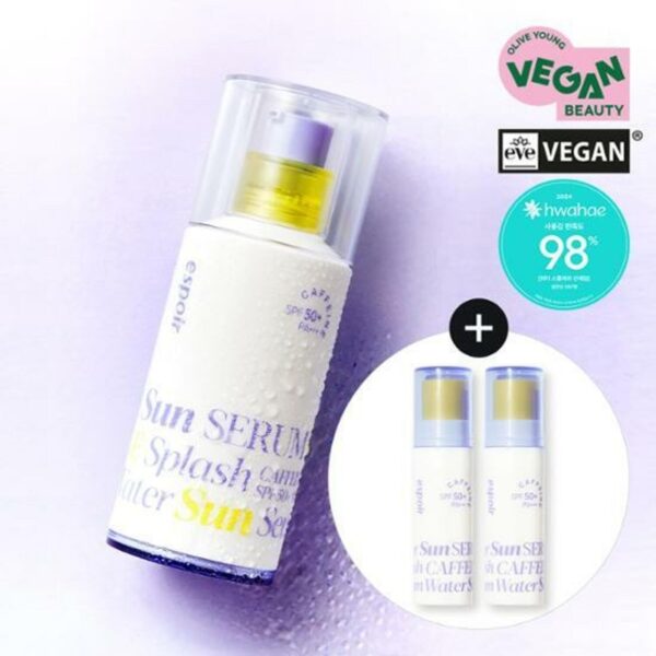 NEW💖 espoir Water Flash Sun Serum 50mL Special Set (+10mL)