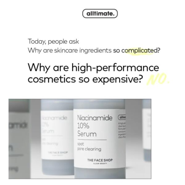 THE FACE SHOP Alltimate Nicinamide 10% Serum - Image 3