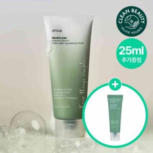 Anua Heartleaf Quercetinol Pore Deep Cleansing Foam 150ml (+25ml)