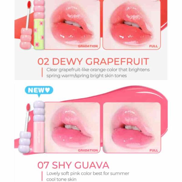 Colorgram Fruity Glass Tint [#4 Colors] (+Mini Gloss) - Image 9