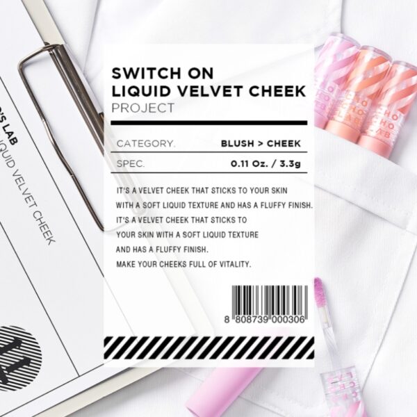 CHOCHOSLAB Switch on Liquid Velvet Cheek [#2 Colors] - Image 3