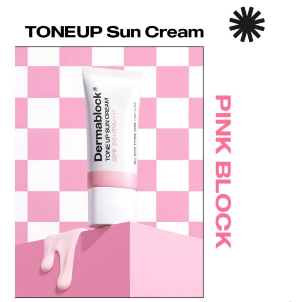 Dermablock Tone Up Sun Cream SPF50+PA++++ 35ml - Image 4