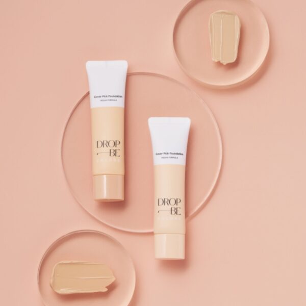 DROP BE Colors Water Pick Foundation SPF50+PA++++ [#01 Clear Beige] - Image 2