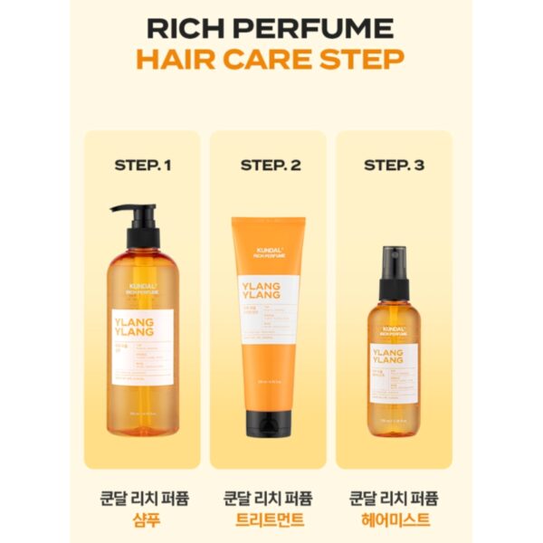 KUNDAL Rich Perfume Shampoo 500ml [#White musk] - Image 6