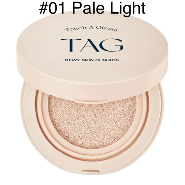 TAG Dewy Skin Cushion SPF50+ PA+++ [#01 Pale Light] - Image 3