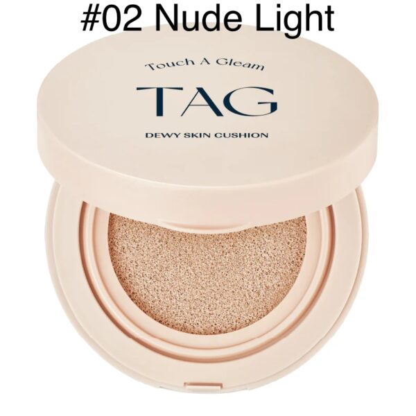 TAG Dewy Skin Cushion SPF50+ PA+++ [#01 Pale Light] - Image 6