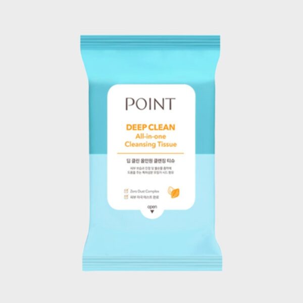 POINT Deep Clean All-in-One Cleansing Tissues 30 Sheets - Image 6