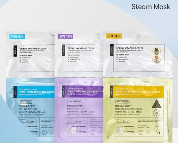 VT Reedle Shot Repari EGF Wrapping Steam Mask 2 STEP - Image 6