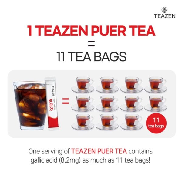Teazen Drink Mix [#Puer Tea] - Image 4