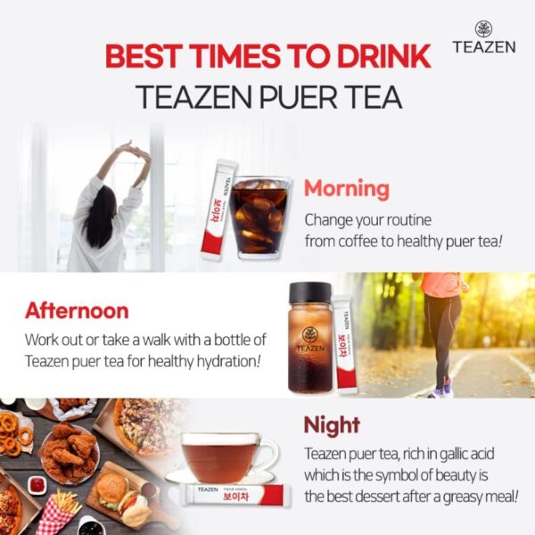 Teazen Drink Mix [#Puer Tea] - Image 5