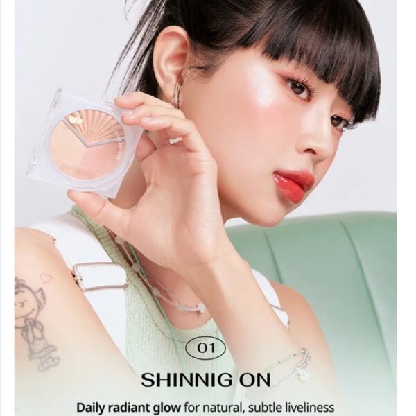 Soda Cafe x peripera V Highlighter Set (+Brush) - Image 7