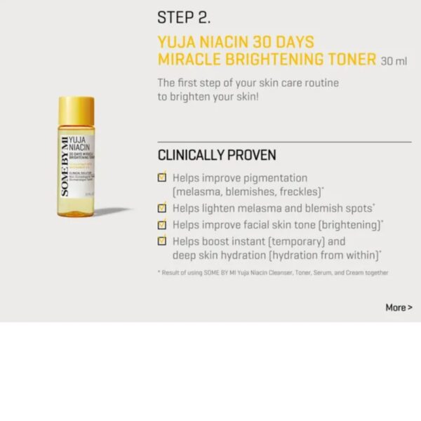 SOME BY MI Yuja Niacin Anti Blemish Starter Kit - Image 5