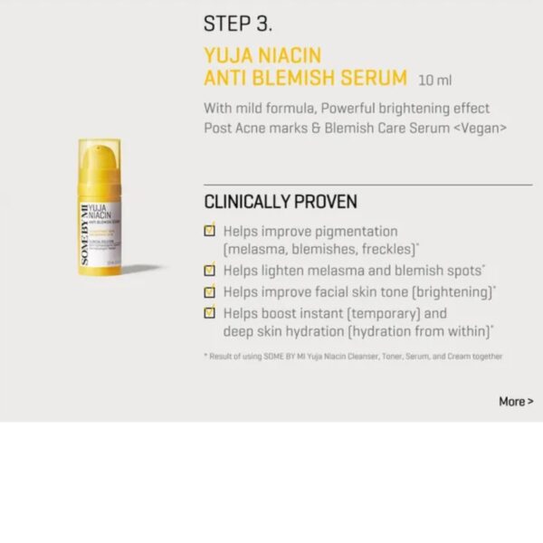 SOME BY MI Yuja Niacin Anti Blemish Starter Kit - Image 6