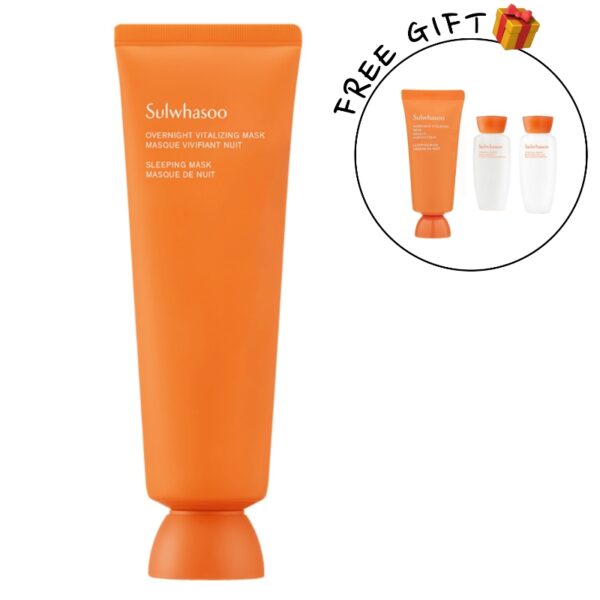 Sulwhasoo Overnight Vitalizing Face Mask (+35ml+Concentrated Ginseng cream +Essential Comfort Balancing 2kit)