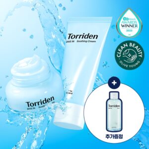 Torriden Dive-In Hyaluronic Acid Soothing Cream 100ml Double Pack (+Toner 100ml)