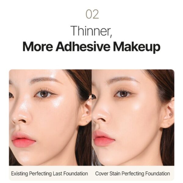 VDL Cover Stain Perfecting Foundation Set (+handy foundation +puff) - Image 5
