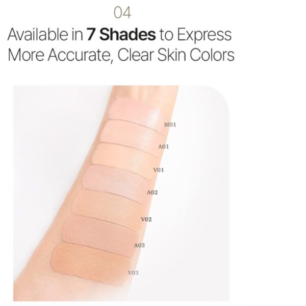 VDL Cover Stain Perfecting Foundation Set (+handy foundation +puff) - Image 7