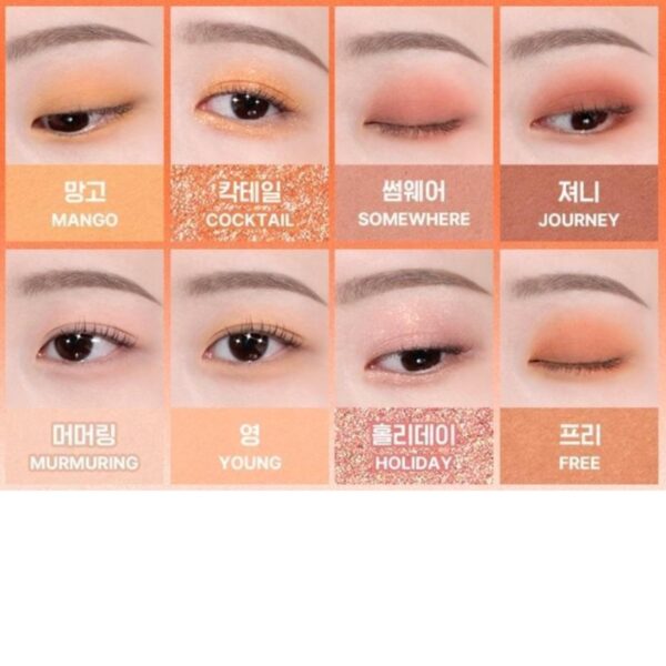 WAKEMAKE Soft Blurring Eye Palette [#19 BLUE SAND BLURRING] - Image 8