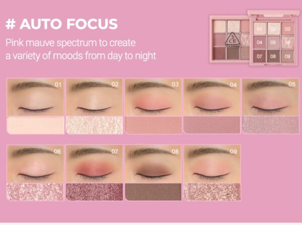3CE Multi Eye Color Palette + Dual Eye Brush Set [#2 Colors] - Image 7